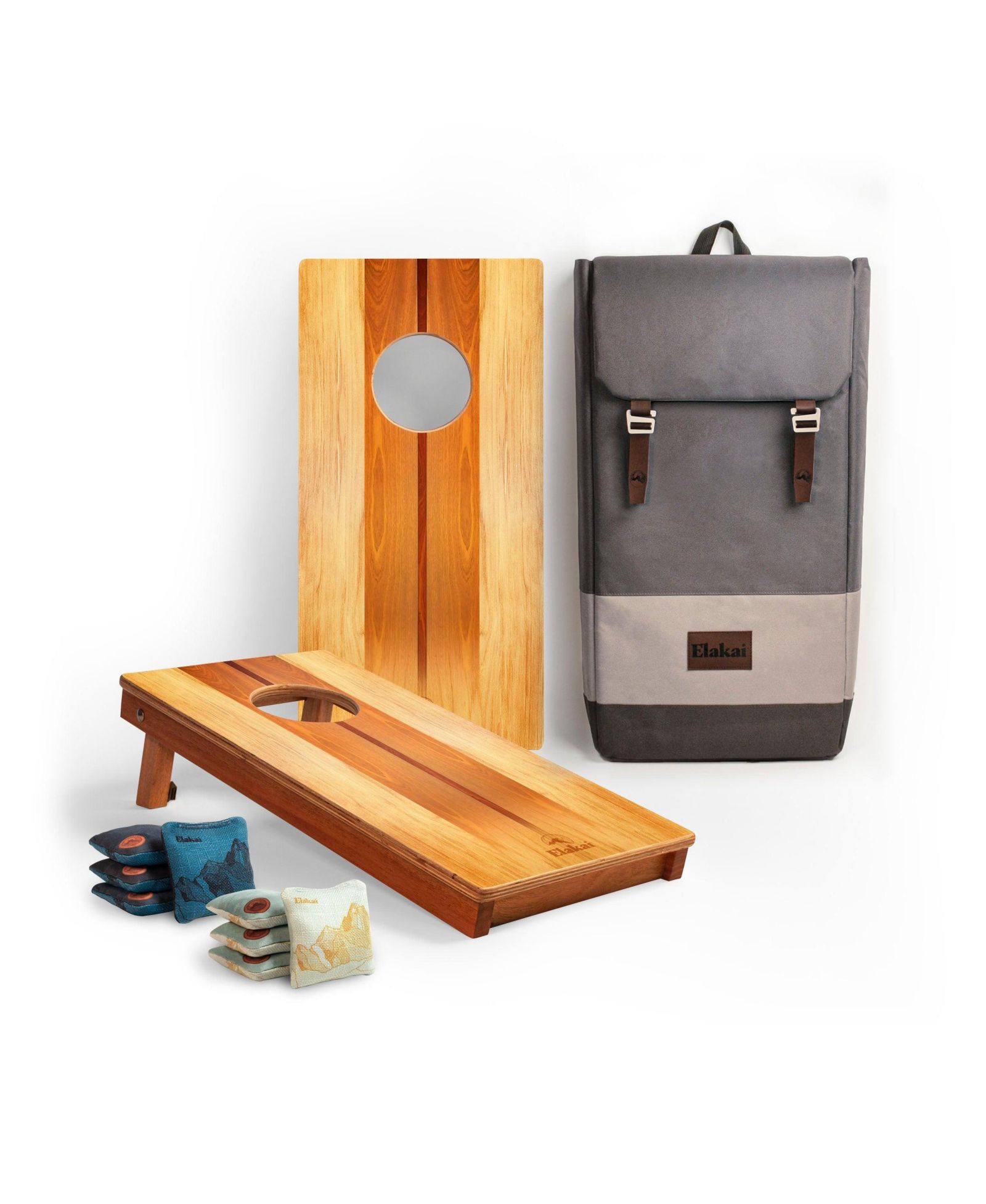 Набор досок для корнхола Woody Compact Travel ELAKAI 1ft x 2ft