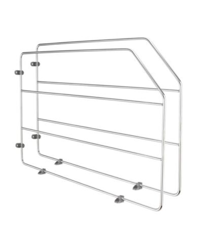 Rev-A-Shelf 12" Kitchen Cabinet Baking Sheet Organizer, Chrome, 597-12CR-2-1