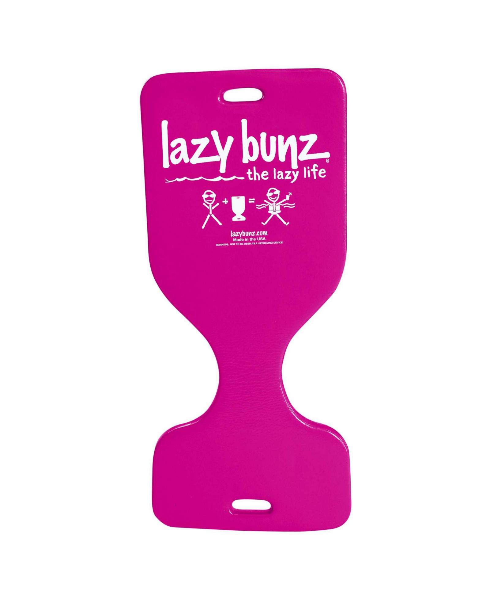 Trc Recreation Lazy Bunz 36" x 18" Foam No-Inflation Saddle Float, Ages 13+