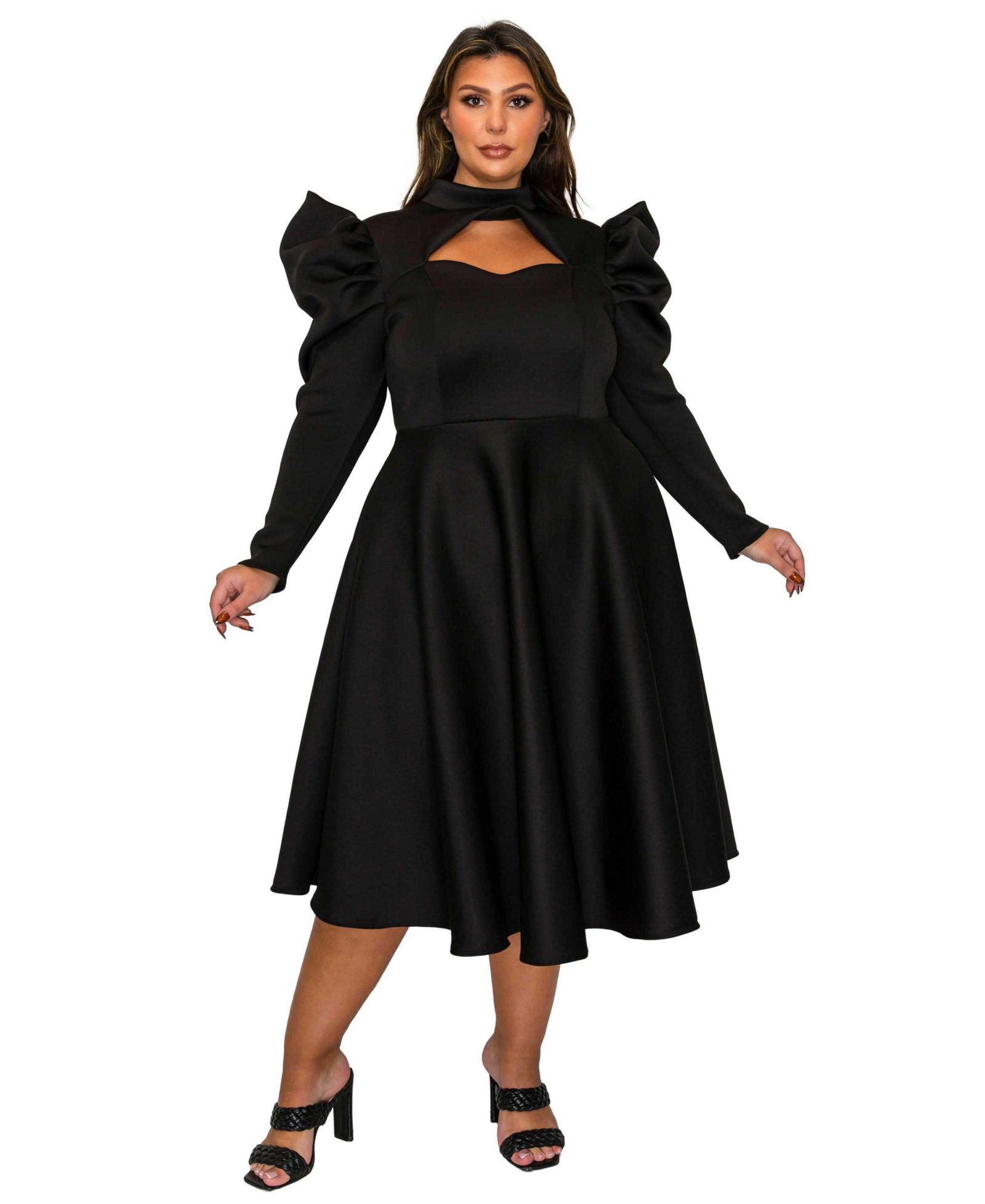 Женское платье L I V D Plus Size Isabella Neoprene Statement