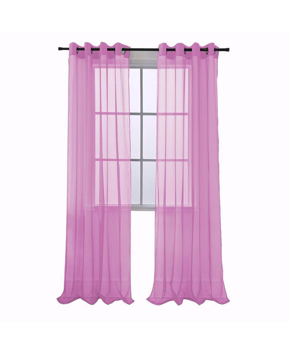 RT Designers Collection Cara одна прозрачная штора с люверсами, фильтрующая свет 54" x 90"