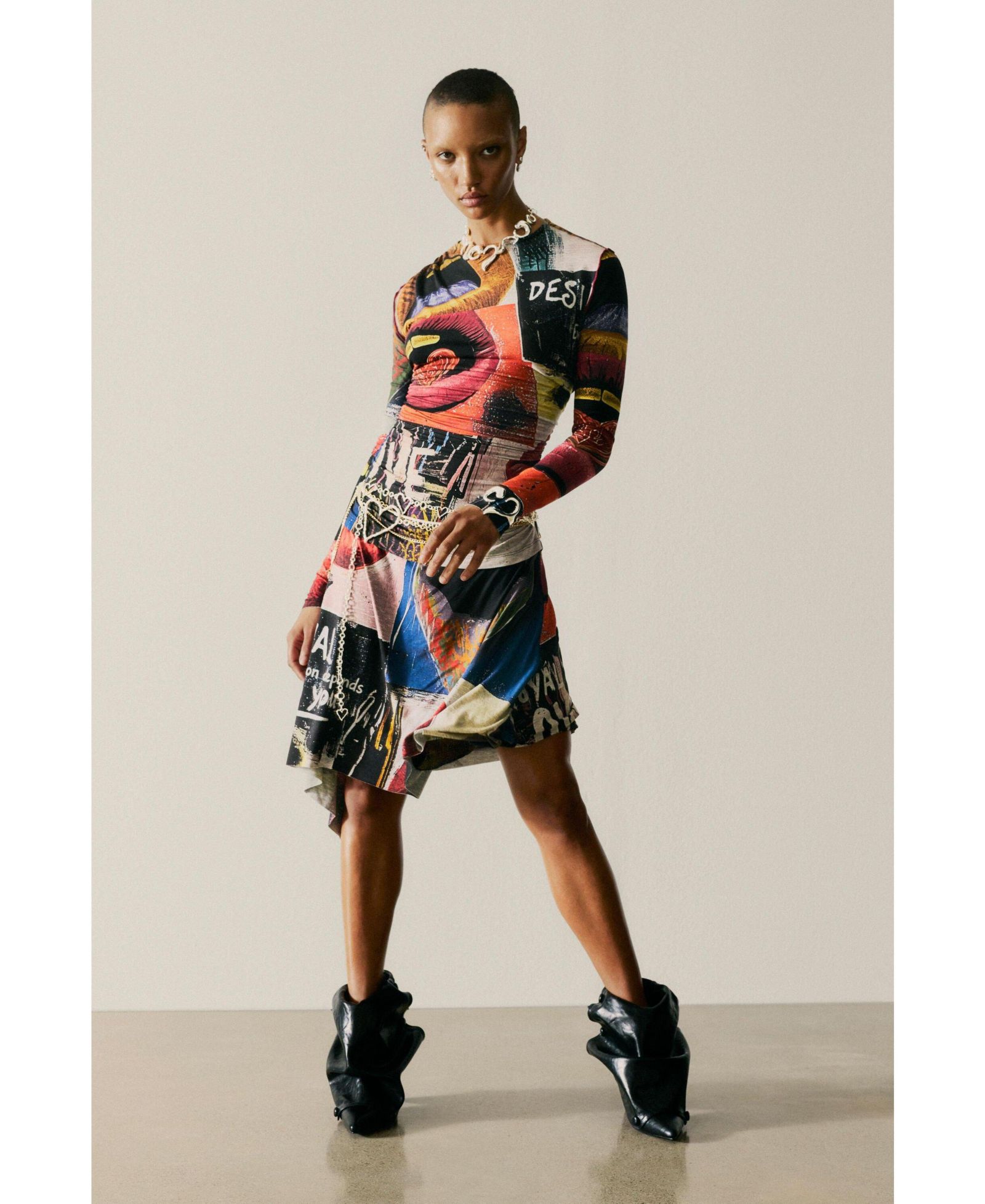 Женское платье Desigual Printed With Lips