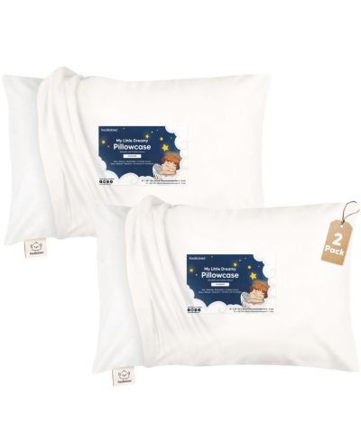 Наволочки KeaBabies 2-Pack для подушек 13x18, органический хлопок, мягкие и прочные