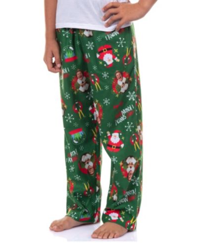 Детские фланелевые пижамные брюки Elf Buddy OMG I Know Him All-Over Christmas Movie