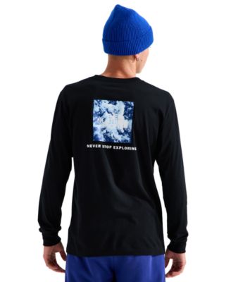 The North Face Men's Evolution Granitic Rock Print Box NSE Long-Sleeve T-Shirt
