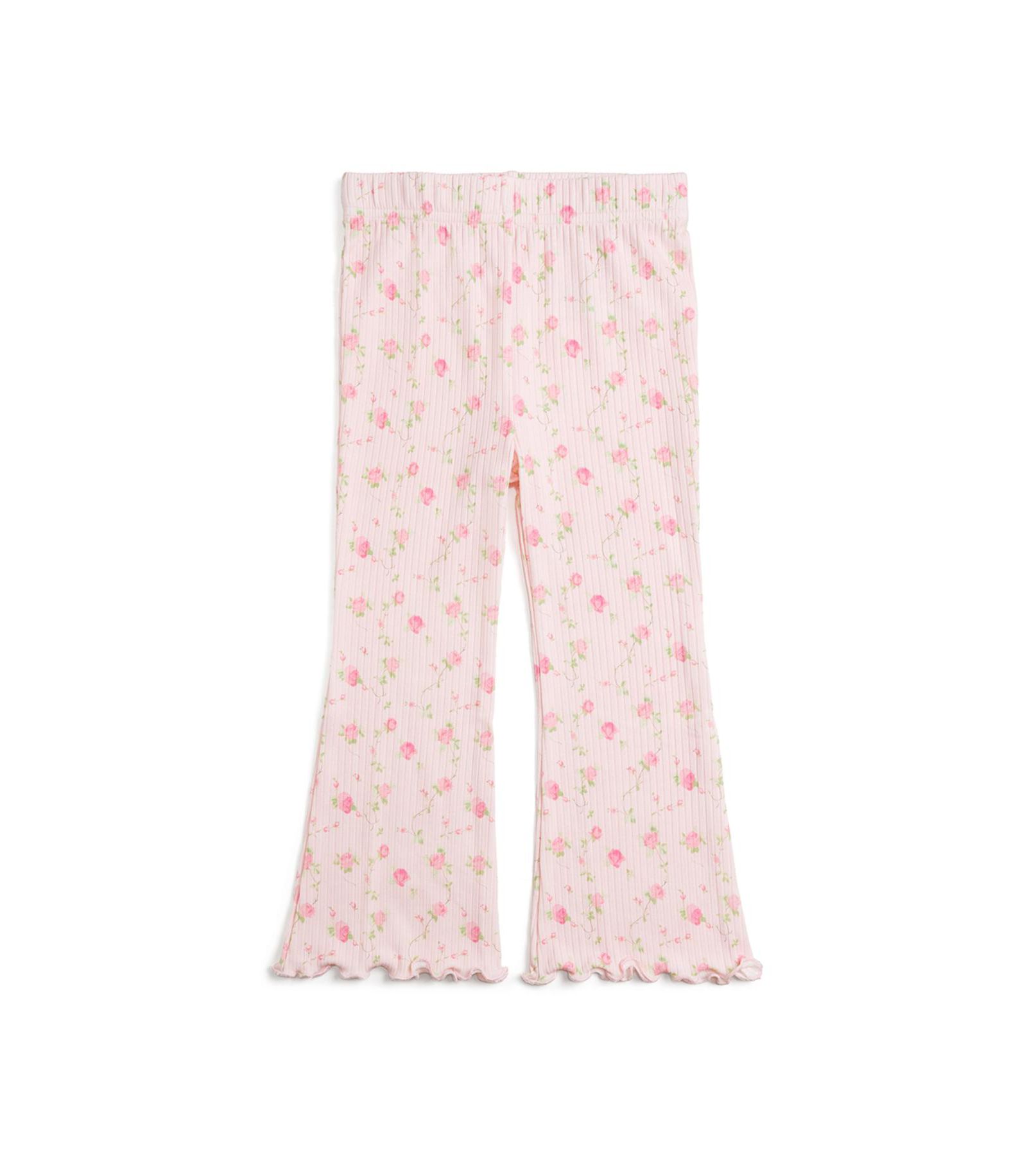 Sweet Wink Toddler Girls Pink Rose Flare Legging