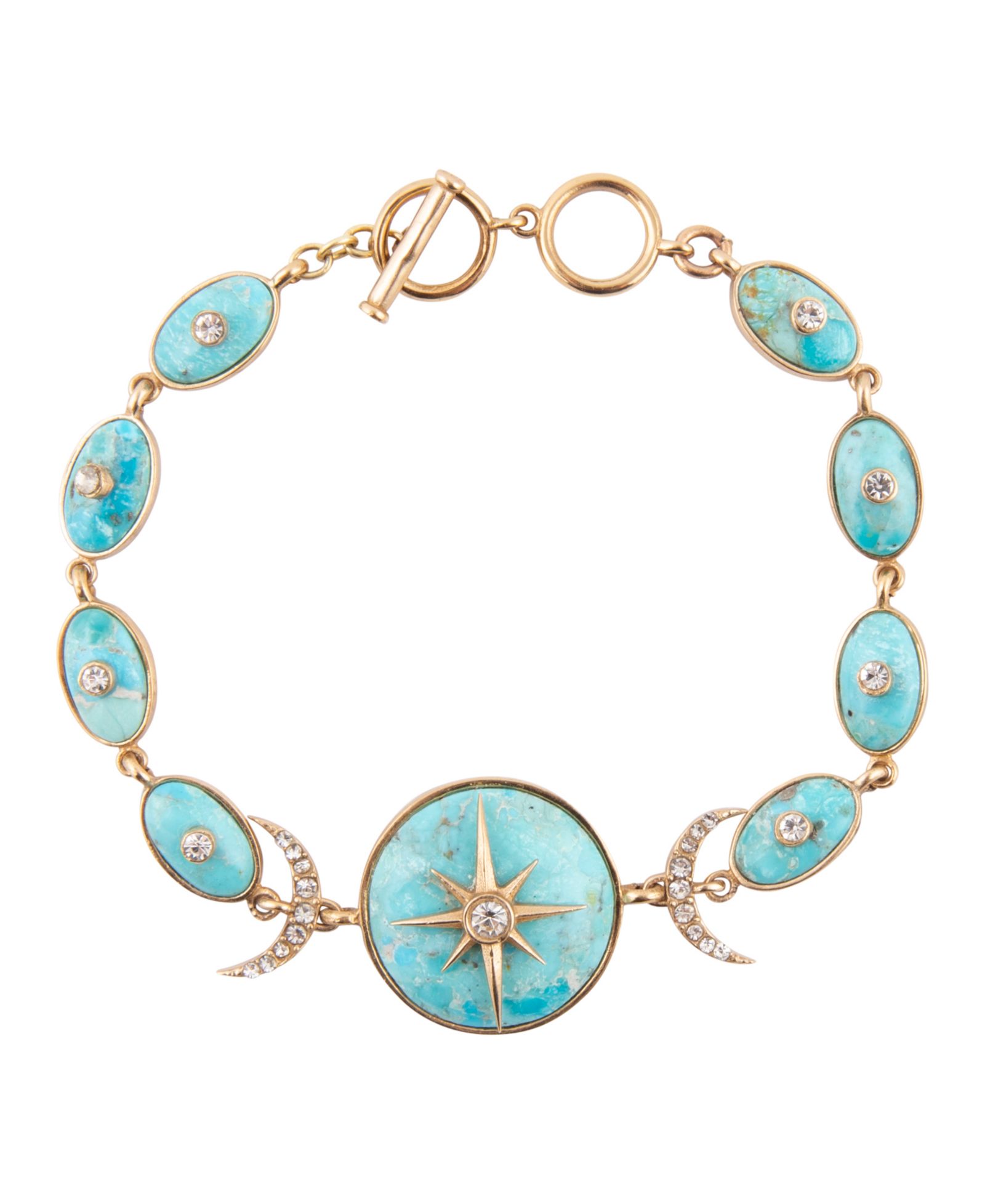 Barse браслет с золотистыми звеньями