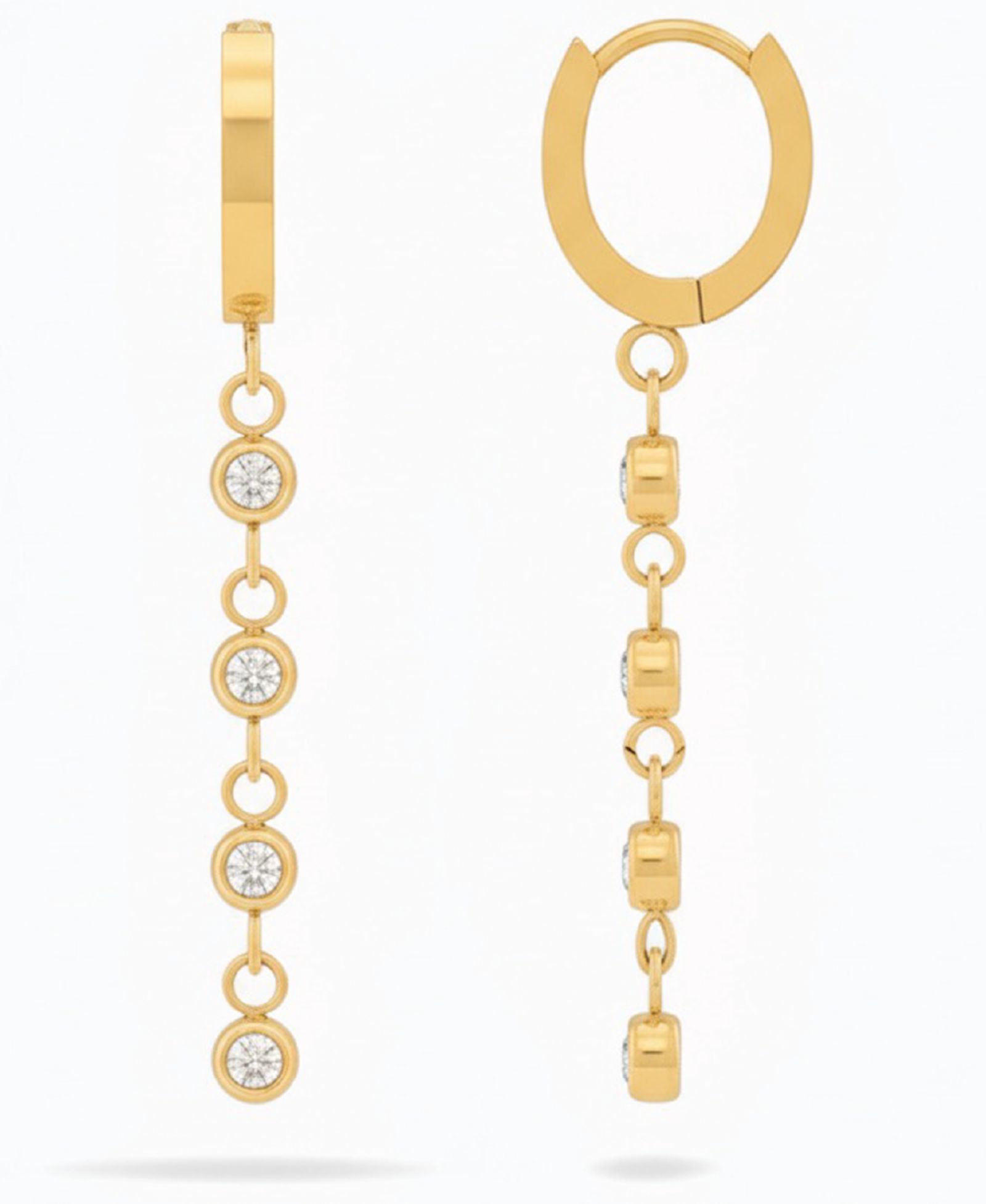Серьги-кольца Lola Ade Cascada Gold-Tone