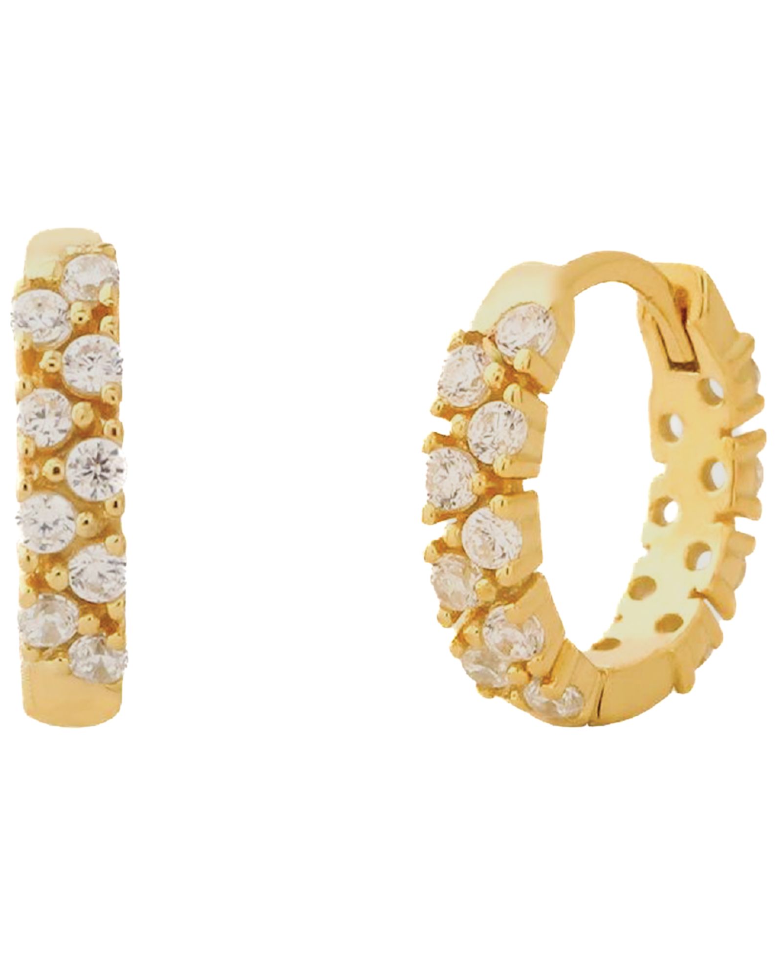 Серьги-кольца Lola Ade Eterna Gold-Tone