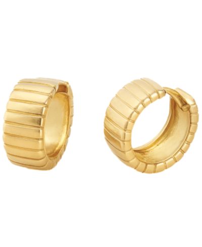 Lola Ade Серьги-кольца Lola Ade Sculptura Gold-Tone