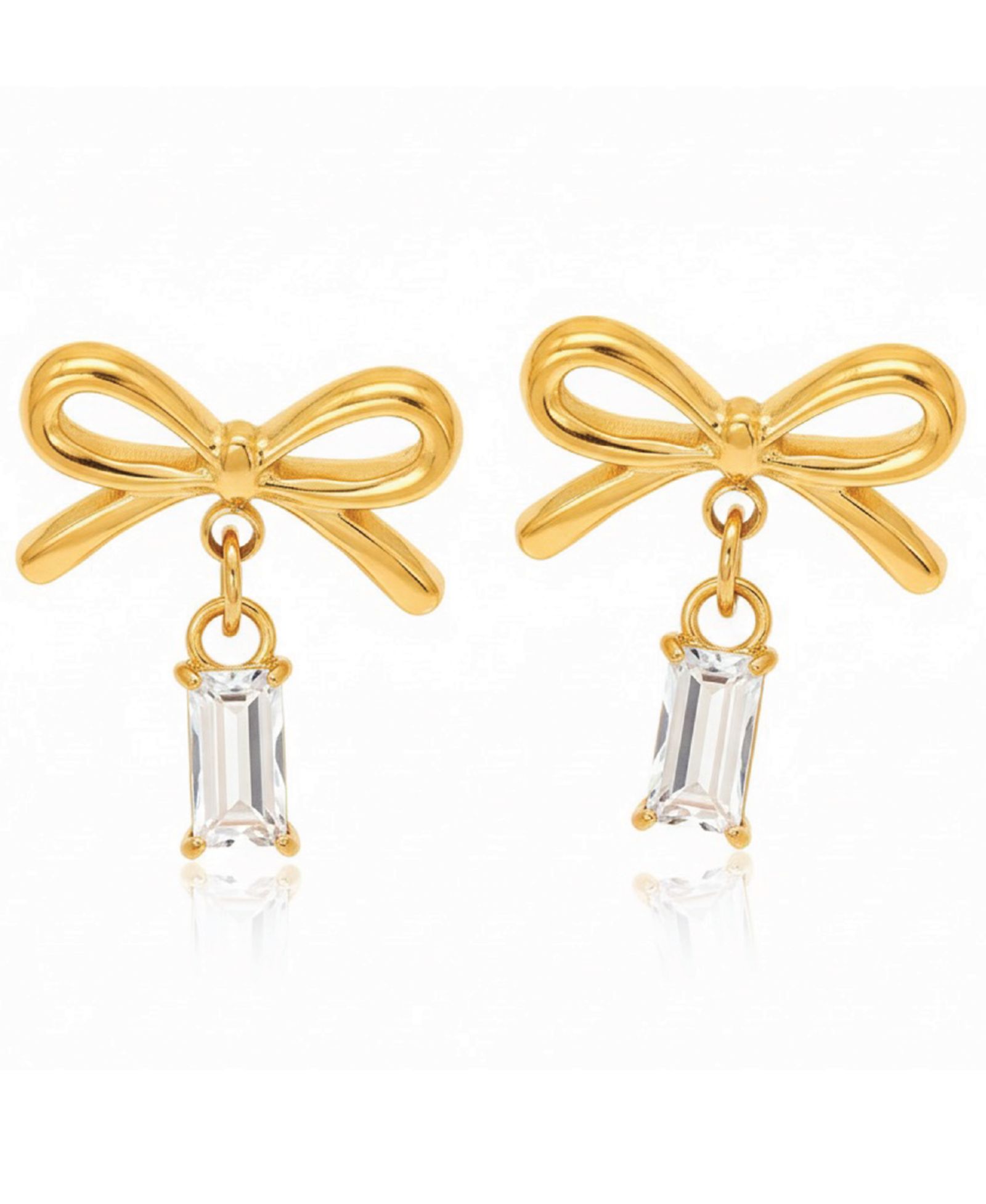 Серьги-гвоздики Lola Ade Colette Gold-Tone Bow