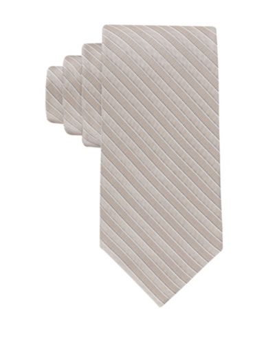 Calvin Klein Men's Classic-Fit Manzon Striped Tie