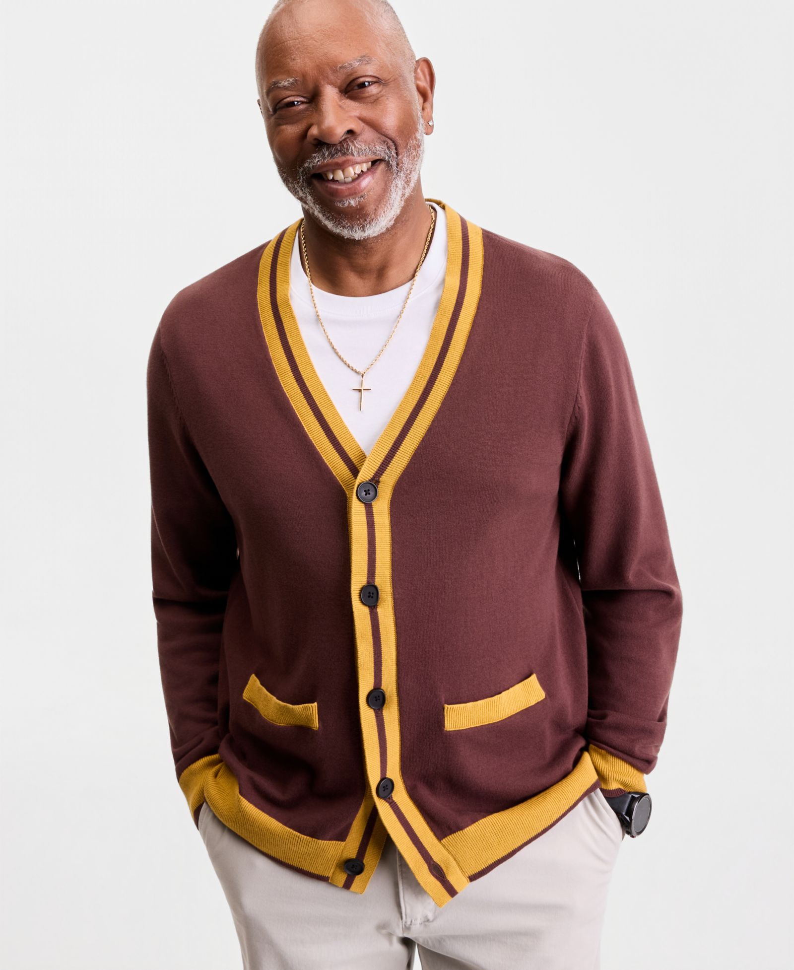 Club Room Men's Cardigan Sweater, Macy's Exclusive