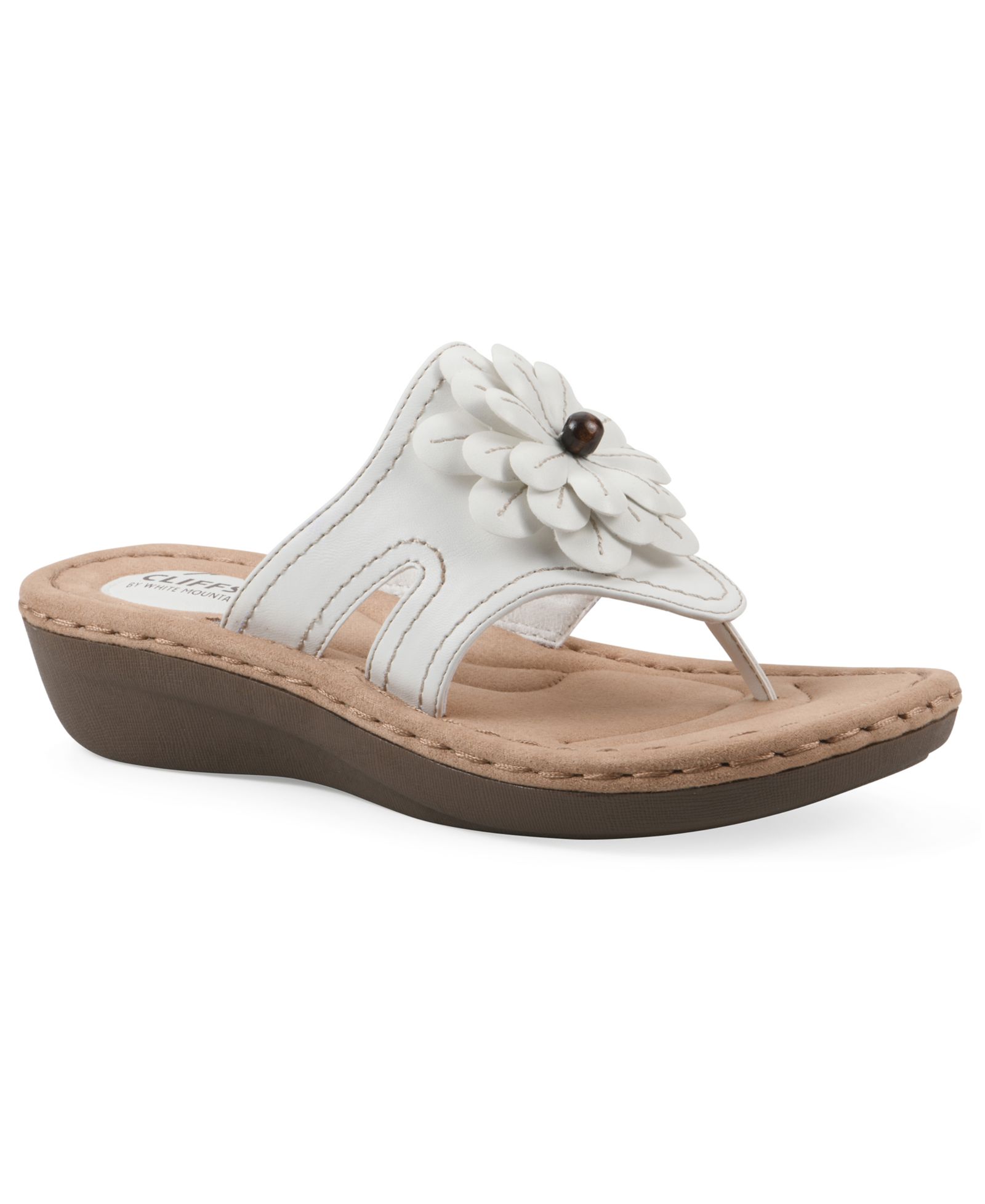 Женские Cliffs by White Mountain Cashlyn Flower Sandals