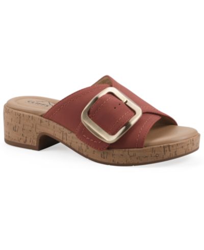 Cliffs by White Mountain Women's Filipa Block Heel Sandals