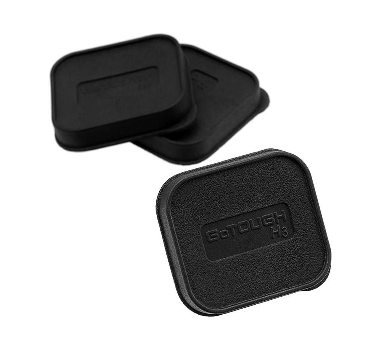 Fotodiox Replacement Lens Caps for GoPro Hero 3/3+/4 Standard Housing, 3-Piece Set