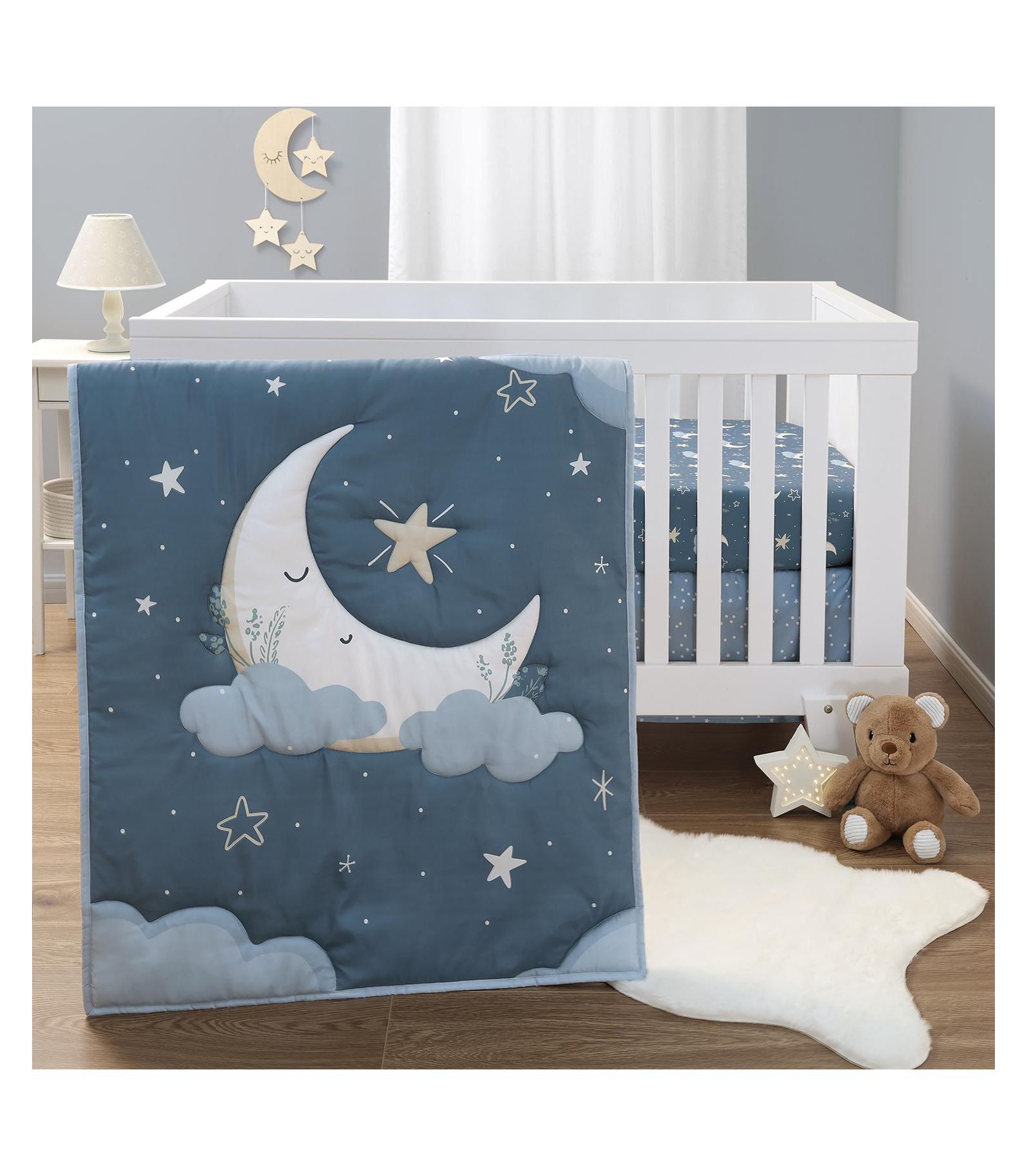 The Peanutshell Комплект постельного белья Celestial Serenity для детей, 3 предмета