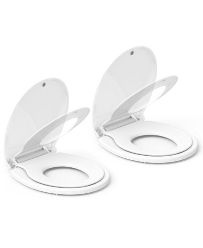 gaomon Toilet Seat, Round Toilet Seat with Toddler Seat Built in, Potty Training Toilet Seat Round Fits Both Adult and Child