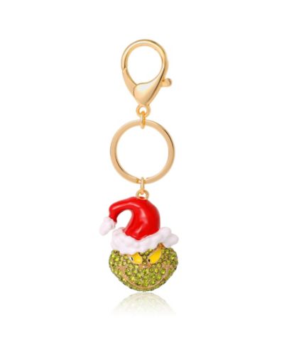 Dr. Seuss Брелок The Grinch в колпаке Санты, золотистый цвет