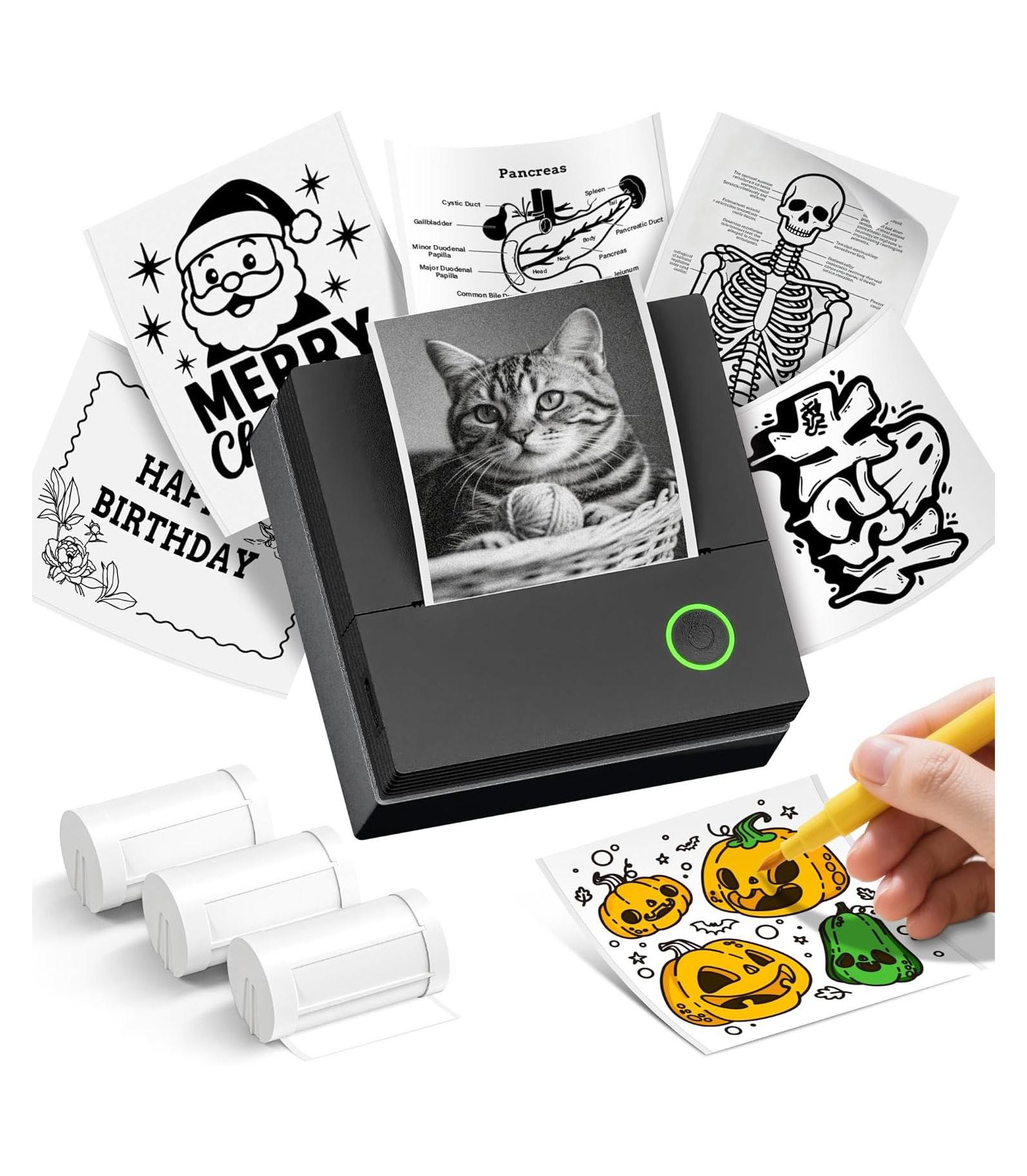 Swifint PM290C Portable Bluetooth Thermal Sticker Printer