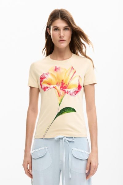 Desigual Women's Big Flower T-shirt
