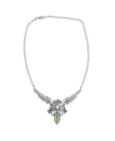 Подвеска American West Jewelry из стерлингового серебра с кактусом и перьями