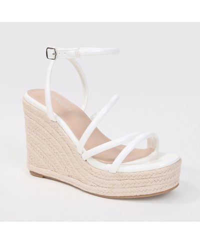 BERNESS Women's Rivka Strappy Espadrille Wedge Sandals