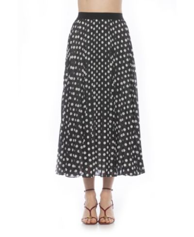 Black white polka dots