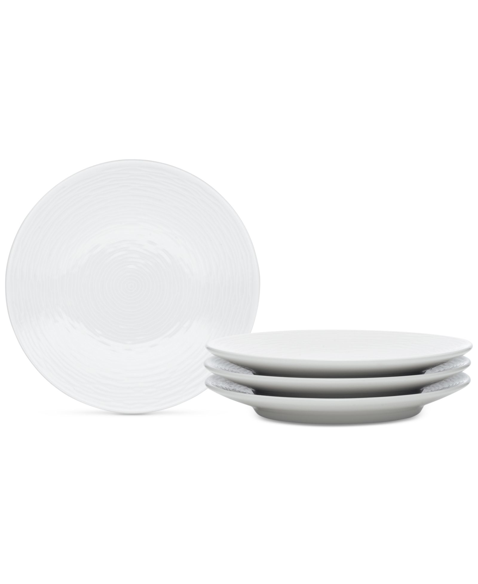 Noritake Swirl Coupe Appetizer Plates 4-Pc.
