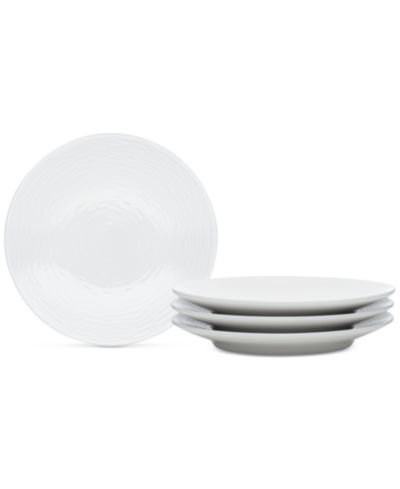 Noritake Swirl Coupe Appetizer Plates 4-Pc.