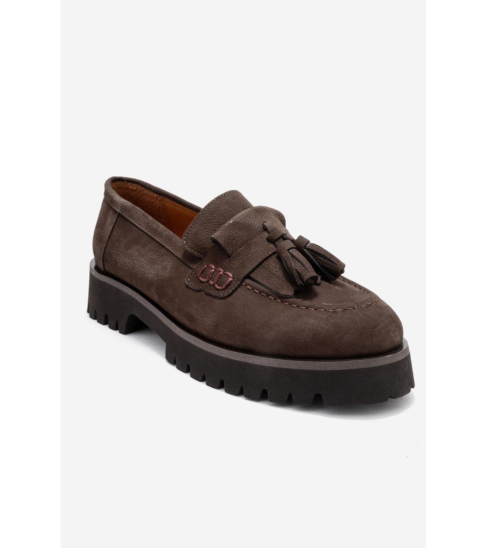 Forever & Always Shoes Poen Leather Tassel Loafer