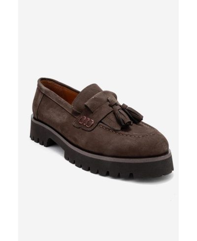 Forever & Always Shoes Poen кожаные лоферы с кисточками