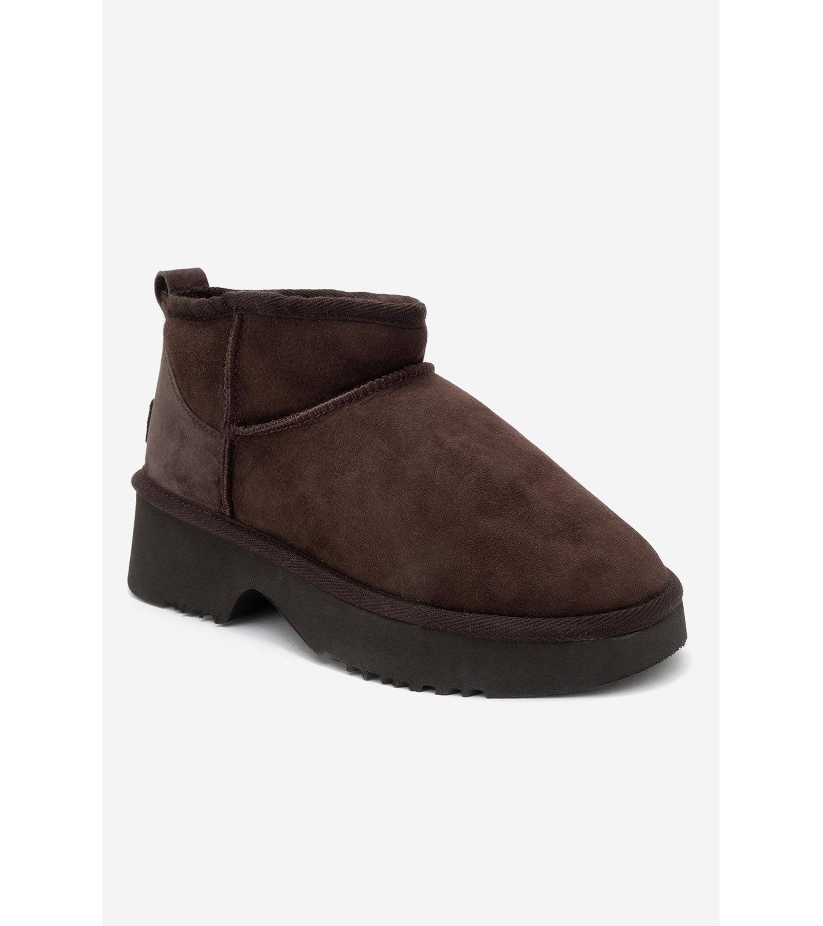 Forever & Always Shoes Women's Ary Leather Platform Boot
