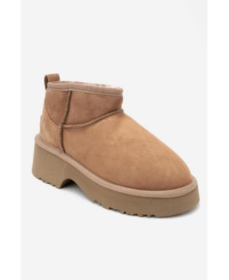 Cognac suede