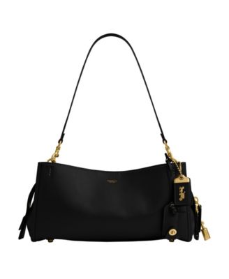 Сумка COACH Rogue среднего размера из кожи на плечо 34