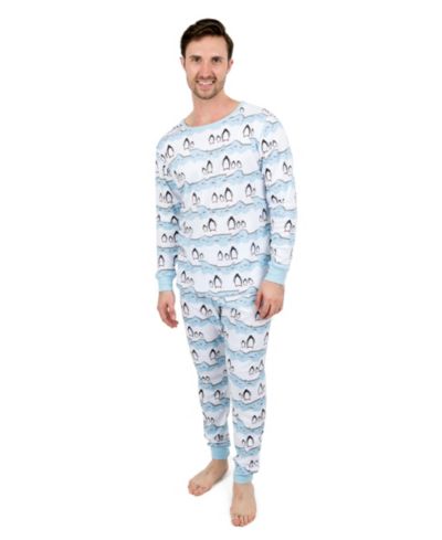 Мужская хлопковая пижама Leveret Two Piece Holiday, Big & Tall