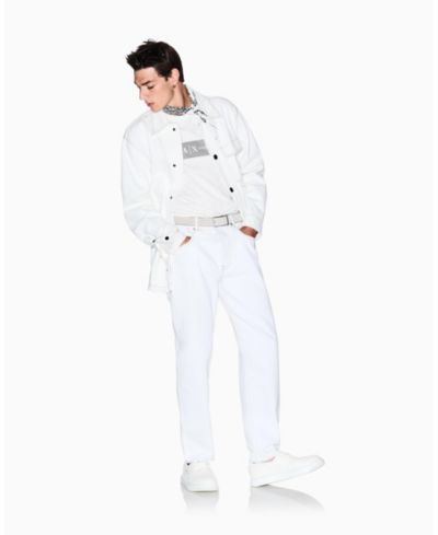 A|X Armani Exchange Мужские джинсы J28 свободного кроя с зауженными штанинами