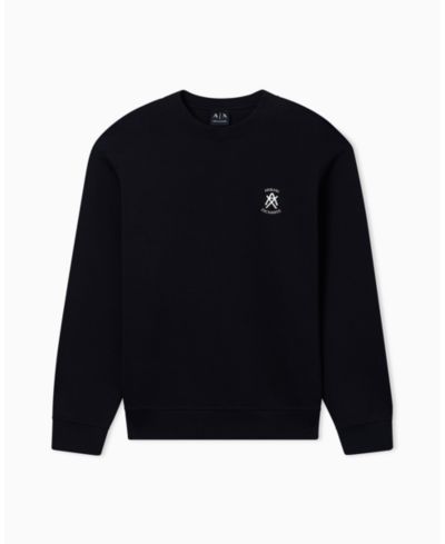 Мужской свитшот A|X Armani Exchange с графическим принтом и круглым вырезом