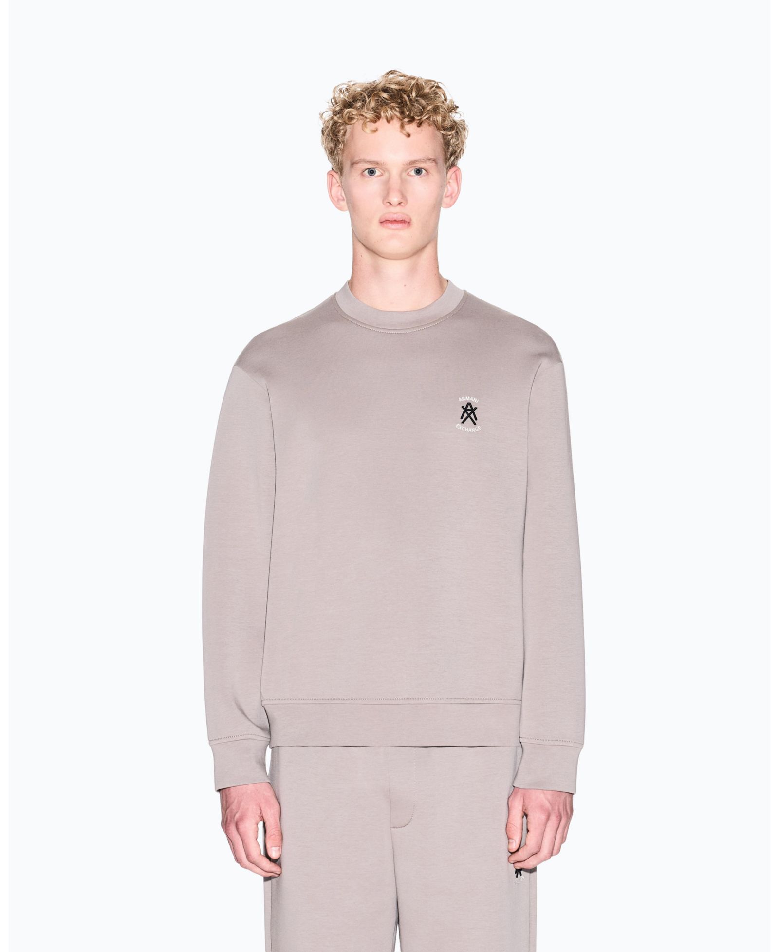 A|X Armani Exchange Men's Graphic Crew Neck Sweatshirt