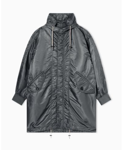 A|X Armani Exchange Men's Nylon Twill Trench Coat
