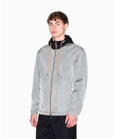 Ветровка A|X Armani Exchange Men's с принтом логотипа по всей поверхности