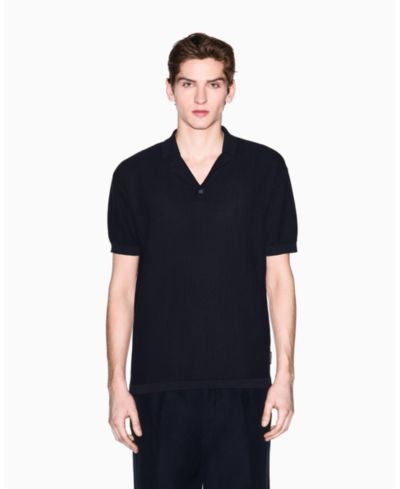 Мужской поло-свитер A|X Armani Exchange Textured Polo Sweater