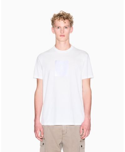 A|X Armani Exchange Men's Short Sleeve Jersey Satin Box T-Shirt