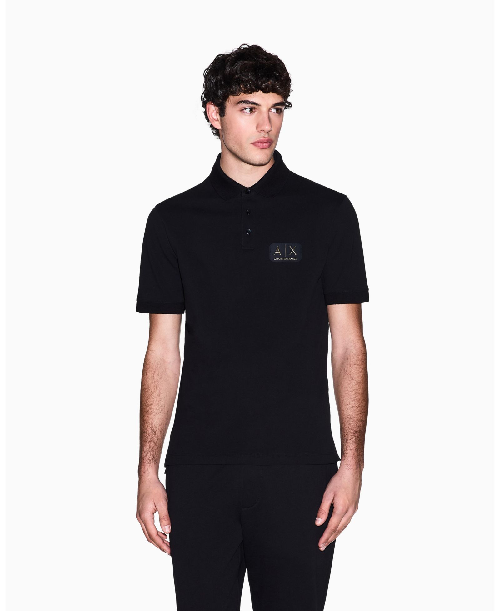A|X Armani Exchange Men's Pique Polo Shirt