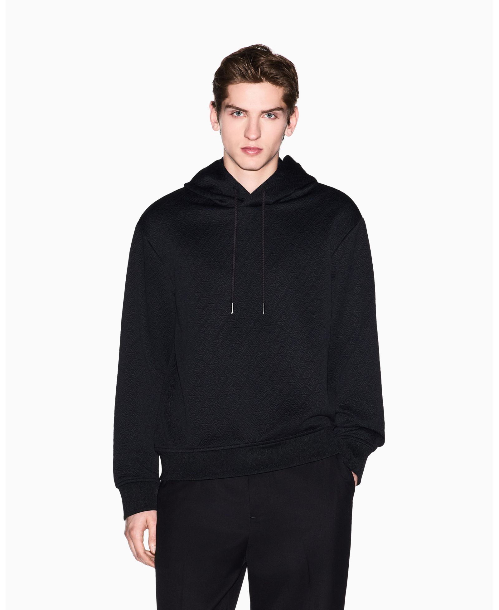 Мужское худи A|X Armani Exchange Jacquard Allover Print Logo