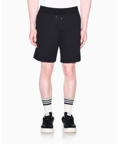Мужские флисовые шорты A|X Armani Exchange Jacquard Allover Logo