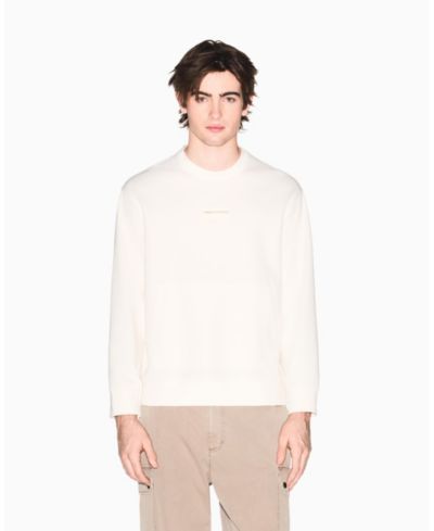 Мужское свитшот A|X Armani Exchange White Edition Logo с круглым вырезом