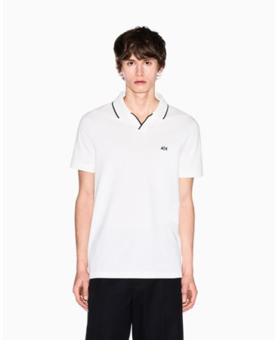 A|X Armani Exchange Мужская рубашка поло pique с коротким рукавом