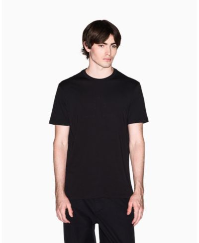 Мужская футболка A|X Armani Exchange с тональным круглым логотипом и коротким рукавом