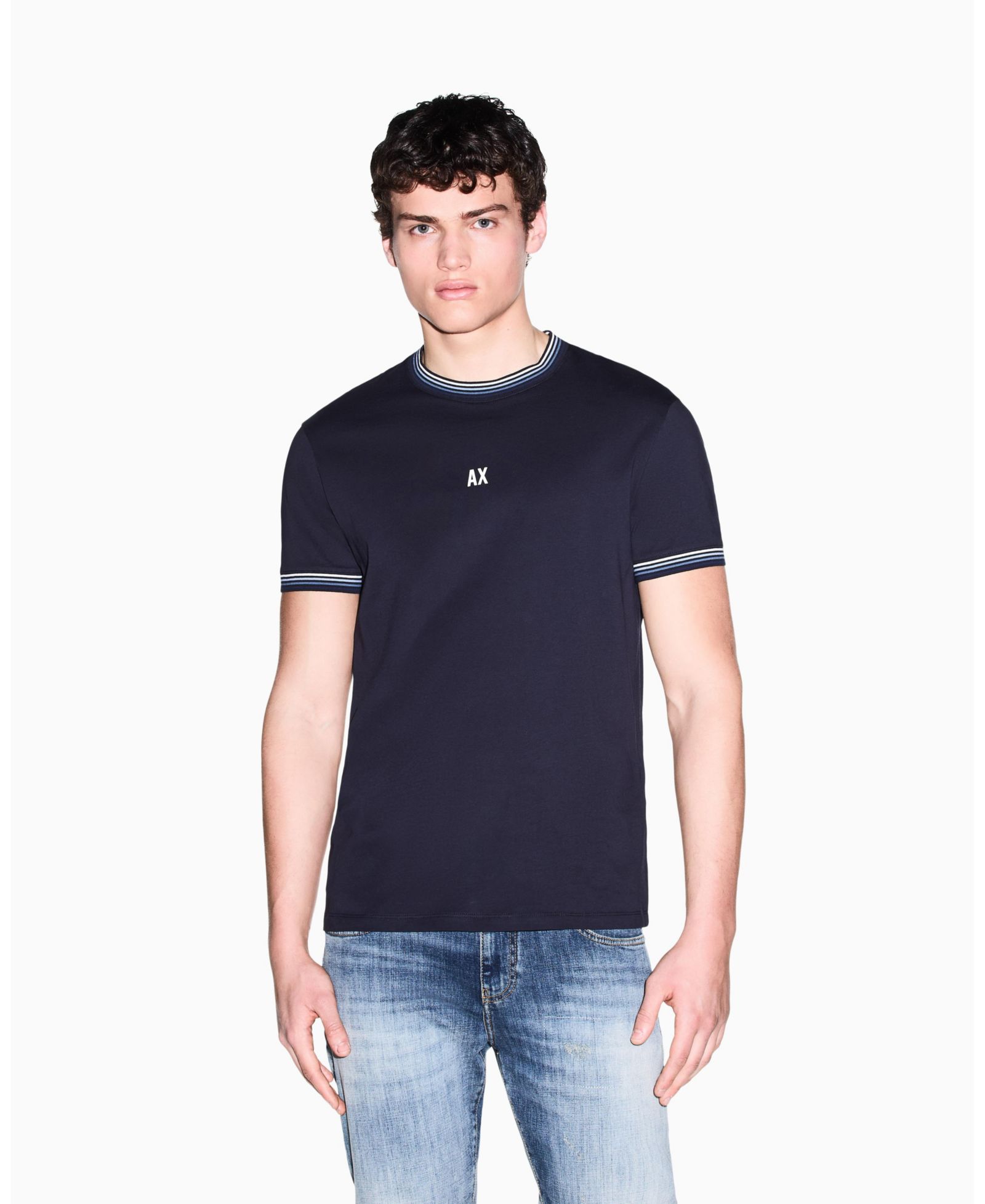 Мужская футболка A|X Armani Exchange с логотипом и коротким рукавом